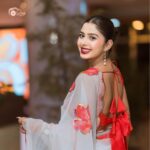 Garima Sharma Instagram - Wrapped in tradition, adorned in red ♥️ 📸 : @suraj__dhami_ 👗 : @samrat_couture @samrat.chamling 💄: @beautyfly_with_sangeeta 📿: @boho_beads77 . . . . #traditional #sareefashion #instagood #instagram #photooftheday #positivevibes #keepsmiling