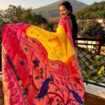 Gauri Kulkarni Instagram - लिंबू कलरची साडी 💛🤗 P.C- @meshreysawant Saree- @tanishkweddingsaree Jewellery- @shreerampearls