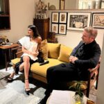 Gautami Kapoor Instagram - Our founder @guptaesha in conversation with the director of SAOTA, Phillippe Fouché @phillippefouche @_saota and Indian actress & design enthusiast Gautami Kapoor @gautamikapoor on conscious design and slow living put together by our wonderful friends at @avaswellness @adityak777 @natashachib 🤍 Thank you for a wonderful evening ✨🥂