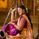 Gauthami Jadav Instagram – 💜🌸💜
Makeup @asha_alex_makeup_academy 
Photography @creativo_clickz 
Attire @theangelic_threads