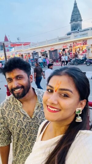 Gauthami Jadav Instagram - Rama🙏🏻 AYODHYA ♥️ 
Vc @abhishekgkasaragod 
#ayodhya #rammandir #rammandirayodhya #sriram #rama