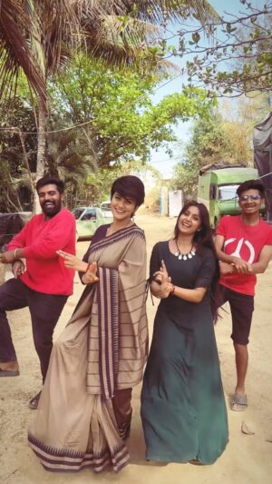 Gauthami Jadav Instagram - Team sathya🤩 on trending song 😀 
#trending #trendingreels #reels #sathya #zeekannada