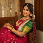Gauthami Jadav Instagram - One of my favourites ♥️😍 Makeup @makeoverby_lakshmiyogi Jewellery @avyana_rental_jewels_bangalore Designer @akrutiboutiquebykalasuresh Vc @chidu.ln_portraits #makeover #jewellery #trendingreels #gouthamijadav #reels