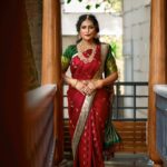 Gauthami Jadav Instagram - One of my favourites ♥️😍 Makeup @makeoverby_lakshmiyogi Jewellery @avyana_rental_jewels_bangalore Designer @akrutiboutiquebykalasuresh Vc @chidu.ln_portraits #makeover #jewellery #trendingreels #gouthamijadav #reels