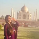 Gauthami Jadav Instagram – 💟🤍 
Attire @tvasta_designstudio 
Pc @abhishekgkasaragod 
#tajmahal #mahal #taj #agra #vacation #love