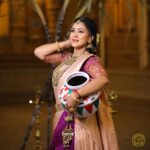 Gauthami Jadav Instagram - 💜🌸💜 Makeup @asha_alex_makeup_academy Photography @creativo_clickz Attire @theangelic_threads