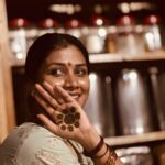 Gauthami Jadav Instagram – Never ending LOVE♥️ for Mehandi😍 
Pc @abhishekgkasaragod 
#gouthamijadav #sathya #mehandi #zeekannada #kannadaserials