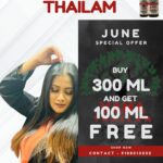 Gauthami Jadav Instagram - Buy 300ml n get 100ml 🤩FREE🤩 #hair #hairoil #hairoilsforgrowth #organichairoil #naturalingredients