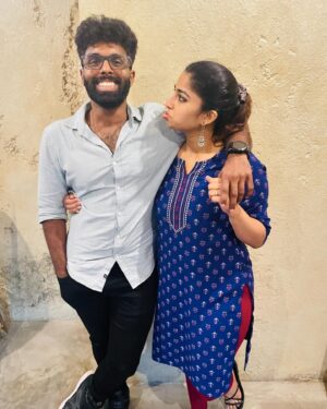 Gayathri Ashok Instagram - My world 🧿❤️
@gautham_ashok 

#twinbrother✨