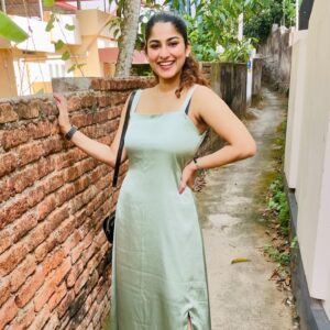 Gayathri Ashok Instagram - Got ready to celebrate love 🤍✨🪷

📷: @oceanv95 

#bridesmaid #love #celebration