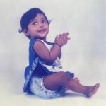 Gayathri Reddy Instagram – Me in 1996 wasting time clapping hands instead of buying a house that was 150rs🥲