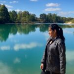 Gayathri Reddy Instagram - Prettiest little lake 😍 📍Black Diamond Lake, WA