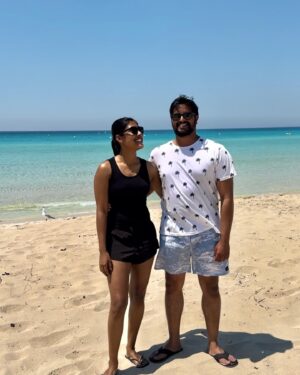 Gayathri Reddy Instagram - Catch me at the beach 🌊☀️
@nishanth.reddy.5851 @a.l.abi