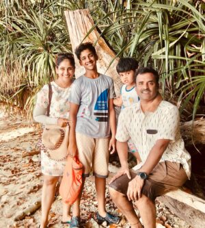 Gayatri Bhargavi Instagram - Gypsy life is good too. 
Travelling fauji family we are. 

Take only pictures, leave only footprints. 

Learning each day about the new places, people, culture’s, lifestyle & food as we travel. 

I feel it’s very important to travel attest 2 times a year with family. Seeing new places, acclimatise, learning new culture, knowing people, adjust to new food etc are a few things me & my kids are learning from travelling. 

Do you travel often? 
What did you learn in travel?
Let me know thru your messages… 
.
.
.
.
#traveler #learn #lifelessons #adventure #sea #hills #mountains