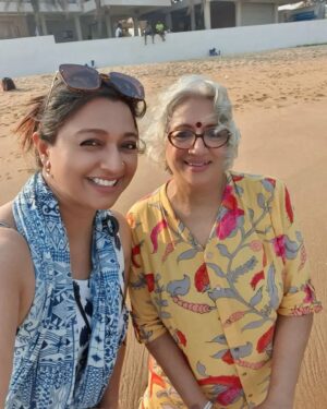 Gayatri Jayaraman Instagram - Happy Mothers Day Amma! You are my pillar of strength, my best friend, my go to when everything is wrong and above all my world!! I didn't get to hug you today but I send you virtual hugs. We miss you. Come back soon and safe from your travels!