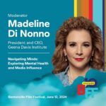Geena Davis Instagram – We’re so excited to be back in Bentonville for the 10th annual @BFFFestival! We have so many incredible events planned this week, including a panel discussion on the pivotal role media plays in perceptions of mental health, led by Madeline Di Nonno. We’ll be joined by filmmakers Nadine Crocker and Set Hernandez, psychologist David Anderson, and actor Saara Chaudry to discuss the complex relationship between mental health and the media, exploring both its potential benefits and pitfalls. 
#seeitbeit #BFF2024 #BentonvilleFilmFestival #BFF10