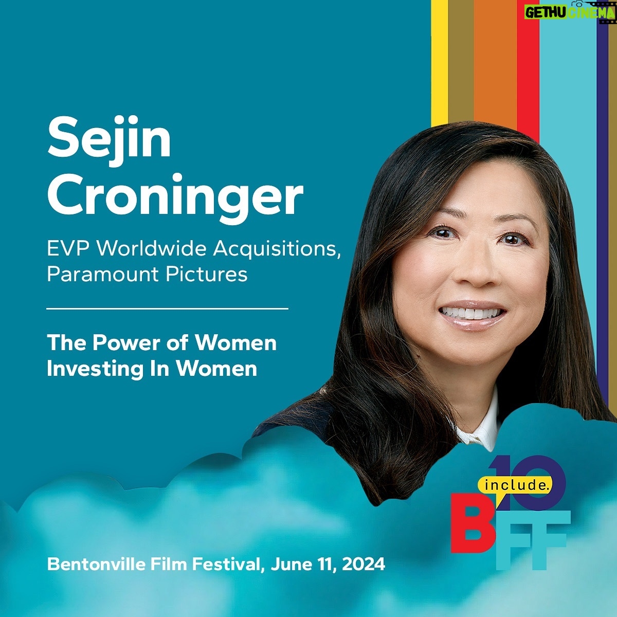 Geena Davis Instagram - Meet our @BFFFestival panelists! ➡️ In addition to an incredible lineup of films, we’ll be joined by leaders from across industries for impactful conversations that celebrate innovators. On June 11, Fawzia Mirza, Sejin Croninger, Shannon Baker and Kim DeNapoli will discuss The Power of Women Investing in Women. The discussion will be moderated by GDI president and CEO Madeline Di Nonno. Don’t miss this opportunity to be a part of the movement that is breaking down barriers and empowering women to reach new heights of success. #seeitbeit #BFF2024 #BentonvilleFilmFestival #bff1000milesaway