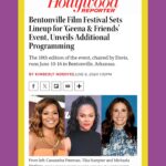 Geena Davis Instagram - Live from The Hollywood Reporter!🎥 We are thrilled to share that Geena and Friends is back! Cassandra Freeman (Bel-Air), Tika Sumpter (Sonic the Hedgehog) and Michaela Watkins (Thanks for Sharing) have joined Geena Davis as they reimagine memorable movie scenes through a woman’s lens. Read all about it at the link in bio! Stay tuned for more updates of this exciting event! #BentonvilleFilmFestival #BFF2024 #BentonvilleAr #BFF10 #GeenaDavis #GeenaandFriends