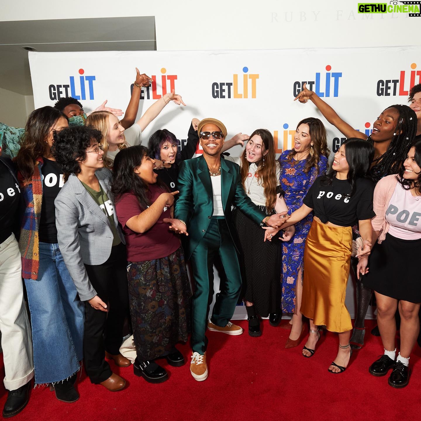 Geffri Maya Instagram - This year, I had the honor to attend the 13th annual Get Lit Gala not only as a supporter but as one of the newest board members of the organization. Get Lit’s mission is rooted in uplifting our youth through their uniqueness and authenticity, advancing their education and promoting literacy through spoken word. My connection to @dianelubylane and @getlitpoet goes back to my days in high school when my mother and I would watch @signedjaymarie perform as a youth poet. Thinking back, that was one of my first moments with the spoken word experience. I remember being mesmerized and inspired by the mountains she could move with her storytelling at such a young age. And years later, to serve alongside her on the board is a divine privilege. Power and influence goes beyond what we can give. It lies in how we choose to show up— our presence and how we exchange with one another. A special thank you to our honorees @anderson._paak @wme and @vans for their contributions and celebrating the futures of our youth through their unwavering support. To Diane and Get Lit, thank you for trusting me to serve alongside you to water storytellers. Creators. Visionaries. Communities. For generations. I am deeply humbled to be aligned and grateful for the opportunity 🖤