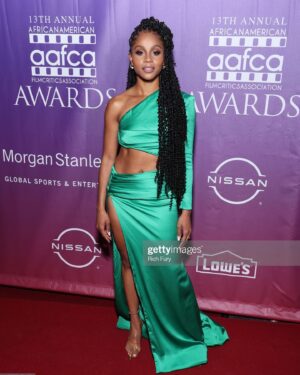 Geffri Maya Instagram - Get me to emerald city. Thank you @aafca 

Hair: @ryanburrellhair 
MUA: @andreasamuels__ 
Styling: @mickeyboooom