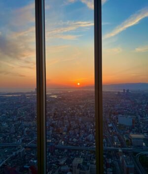 Gelsea Mae Instagram - Golden hour hits different in Osaka. 🌇❤️‍🔥✨
#60FloorsUp #Harukas300 

-
-
-
#Osaka #Japan #Sunset #sunsets #honeymoon #Osaka #honeymoondestination #honeymoontrip #japan #japanfood #japanlife  #japanphotography #honeymooning #tokyotravel #japanawaits #japanfoods #cherryblossomseason #japancherryblossom #japancherryblossoms #japansunset #osakasunset #goldenhour #skyline #lalaland