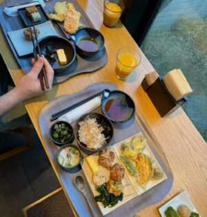 Gelsea Mae Instagram - Indulged in pure relaxation at @hotel_androoms with a blissful soak in their onsen bath, a satisfying breakfast buffet, and late-night complimentary soba noodles! 🤍☁️✨ #HotelAndrooms #Osaka 
-

#sponsored #ad #honeymoon #Osaka #honeymoondestination #honeymoontrip #japan 
 #japanfood #japanlife  #japanphotography #honeymooning #tokyotravel #japanawaits #japanfoods #cherryblossomseason #japancherryblossom #japancherryblossoms #onsenbath #onsen #breakfastbuffet #sobanoodles