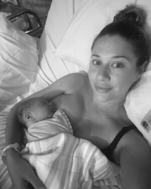 Gemma Forsyth Instagram - One week with our beautiful boy, 
Rome Michael Robinson. Our little Halloween bébé born 31.10.23 at 2:15am.
We are so in love 🤍