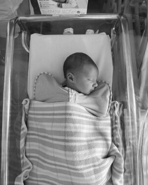 Gemma Forsyth Instagram - One week with our beautiful boy, 
Rome Michael Robinson. Our little Halloween bébé born 31.10.23 at 2:15am.
We are so in love 🤍