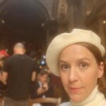 Gemma Whelan Instagram - BALENCIAGA is out today on @disneypluses I am Prudence Glynn - a real true life person - the journalist who got closest to the real Balenciaga. It is a beautiful show - watch all of it from today! 🎥 🍿 ❤️