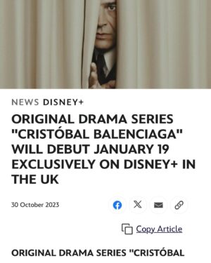 Gemma Whelan Instagram - I did a job in Spanish. In. Spanish. EN ESPAGNOL BABES..!!! It was beautiful and intensely challenging and hot and amazing and very juggly with little kids and being abroad and losing our luggage and doing it all IN SPANISH...!! 🤪 This will be such a beautiful watch - thankfully my character Prudence has a 'pronounced English accent' but I think I did ok!!! Find out on @disneypluses @disneyplusuk in Jan! We had an amazing nanny and loads of support and stayed as a family whilst filming in glorious San Sebastián - please watch it - everyone worked so so hard to make something truly exquisite 💕