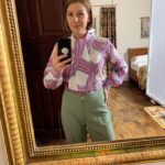 Gemma Whelan Instagram - BALENCIAGA is out today on @disneypluses I am Prudence Glynn - a real true life person - the journalist who got closest to the real Balenciaga. It is a beautiful show - watch all of it from today! 🎥 🍿 ❤️