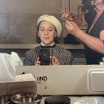 Gemma Whelan Instagram - BALENCIAGA is out today on @disneypluses I am Prudence Glynn - a real true life person - the journalist who got closest to the real Balenciaga. It is a beautiful show - watch all of it from today! 🎥 🍿 ❤️