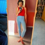 Gemma Whelan Instagram - Things people don't know about me: I am a qualified yoga teacher, and I used to be the fitting model for Sweaty Betty. It was @sweatybetty I met @lventura79 ...cut to years later and she's got her own line and her own brand and it's SENSATIONAL. Feeling all held and powerful in these gorgeous clothes she sent for me to try. I have ZERO obligation to do this post - I just have to for me, to let you know if you're looking for classy, beautiful and considerately made garments - try these: @euclid.clothing it's all MWAH! Last thing about me: I don't lie. Apart from that time I tried to get out of paying a fine for train fare dodging when I was 14 and didn't understand how postcodes work... 😬😂✌🏼Xx