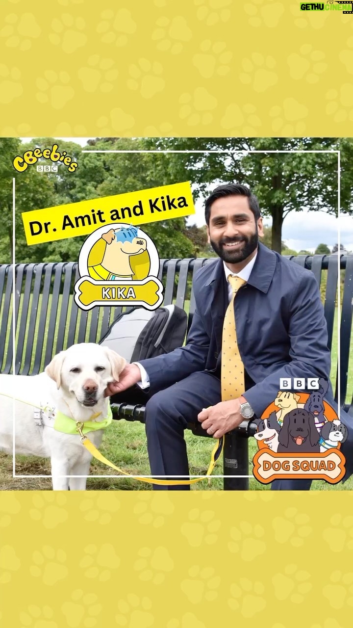 Georgia Tennant Instagram - “My life hasn’t been this beautiful, this bright, this vivid, this loud... ever!” 🥰 Get to know Dr. Amit Patel & @kika_guidedog voiced by @georgiatennantofficial 🐾 Join them & more superhero dogs in NEW #DogSquad, 4pm weekdays & @BBCiPlayer ❤️ @blinddad_uk #cbeebies #guidedogs #superherodogsofinstagram #superherodogs #bbciplayer