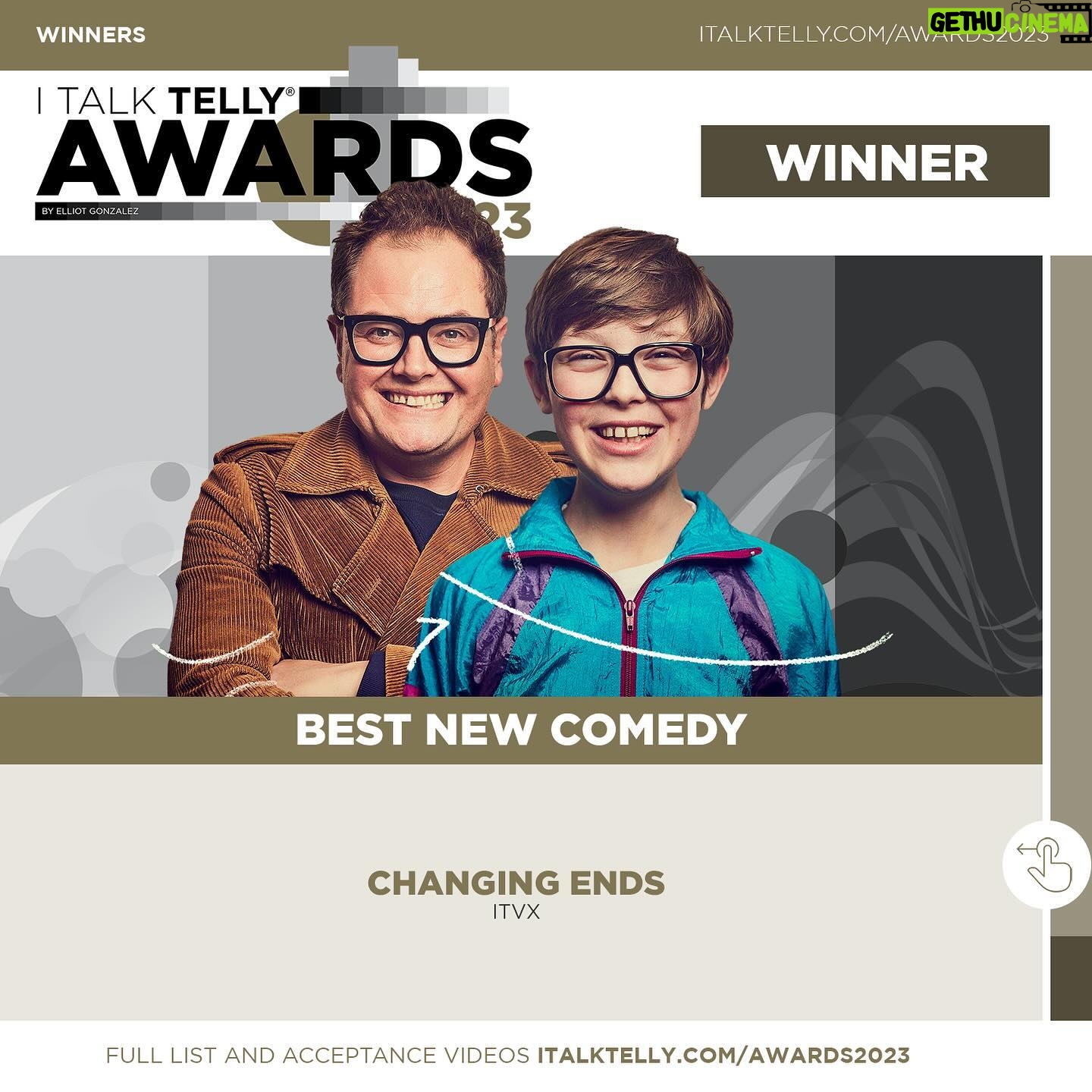 Georgia Tennant Instagram - ✨After 240,000 votes, it’s time to reveal who YOU have chosen as this year’s WINNERS at the #ITalkTellyAwards! ✨ Swipe to find out who’s won what in the COMEDY categories and hear from some familiar faces! Head to italktelly.com/awards2023 to see the full list of winners and watch all acceptance videos (link in bio) #ChangingEnds#OliverSavell #ITVX #AlanCarr #Staged #MichaelSheen #DavidTennant #AnnaLundberg #GeorgiaTennant #Britbox #BBCOne#OMITB #OnlyMurders #OnlyMurdersInTheBuilding #SelenaGomez #SteveMartin #MartinShort #DisneyPlus #Hulu #LollyAdefope #BBCGhosts #Ghosts #Comedy #Winners #Awards #TV #Telly #Television #Staged #DavidTennant #MichaelSheen