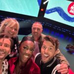 Georgia Tennant Instagram - DT and his new friends. (He’s also just done a @tiktok live. I don’t know who he is anymore) @comicrelief @zoetheball @joeldommett @mcguinness.paddy @ajodudu #comicrelief #rednoseday @mrrichcurtis