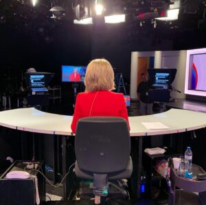 Georgie Gardner Instagram - End of an era - after 64 years, very last 6pm news bulletin at Willoughby studios #ninenews #