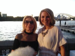 Georgie Gardner Instagram - Outdoor Opera 2015 - always elegant with an edge and always warm and generous and supportive. Australia has lost a true icon. Love and thoughts with family and thank you for sharing @carlazampatti with us. X