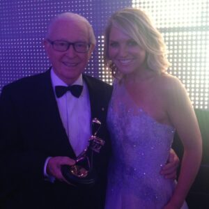 Georgie Gardner Instagram - The end of an era in so many ways. Not just was Brian Henderson a sublime newsreader, but he was curious, witty, interesting, caring and for me, a guiding light who generously offered me encouragement and confidence to “tell” the news. Being in studio (as weather presenter) for his final @9newssydney 6pm bulletin back in 2002 was a privilege I treasure. Vale Hendo & my endless thanks. Love & condolences to Mardi and family xx