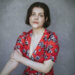 Georgie Henley Instagram - another @alex_cameron portrait accompanying @thetimes profile on Partygate and everything else / thank you again Alex for your gorgeous work and ethos❣️