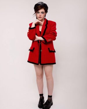 Georgie Henley Instagram - I LOVED this day and this dream team - thank you so much for having me @1883magazine🕷️🐞🦋

words: Kelsey Barnes @kelseyjbarnes 
photography: Jemima Marriott @jemimashoots 
styling: Rachael Perry @rachaelperrystyling 
hair: Jon Chapman @jonchapmanhair 
make-up: Maya Man @mayamanartist 
photography assistant: Leelou Reboh @leeloureboh 
styling assistants: Annabelle Field @bella__studio_ & Sorcha O’Brien @sorchaob