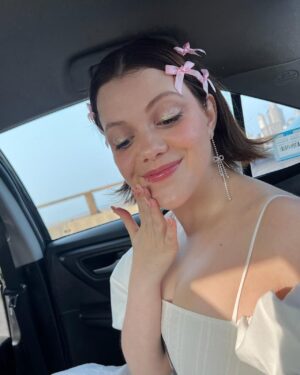 Georgie Henley Instagram - 🎀