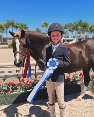 Georgina Bloomberg Instagram - It was quite a weekend for this boy. He helped his baseball team win the first round of the playoffs, his soccer team win their last game of the season, guided Fairytales to 8th in the pony derby, took on his first USEF medal and WIHS equitation classes, jumped his first puddle jumpers classes clean with Nikita, and then to top it all off, was champion and won the classic in the small pony hunter division with Rico Suave. To say I am insanely proud of what this guy has accomplished would be an understatement, but I am even more in awe of the work and effort he puts in, and forever grateful to all of the amazing people who make it possible for him.