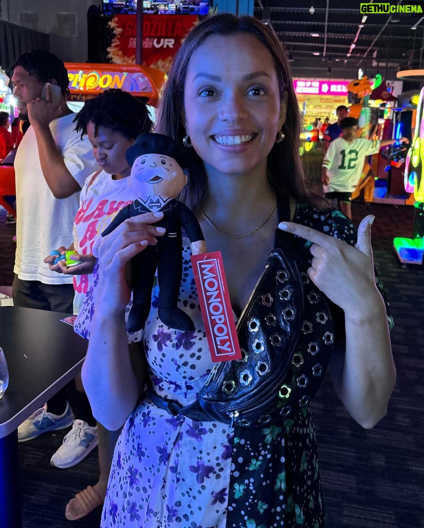 Georgina Campbell - 3K Likes - It’s my birthday and I WILL dave and busters (I won monopoly man in the claw and I can’t believe it!)