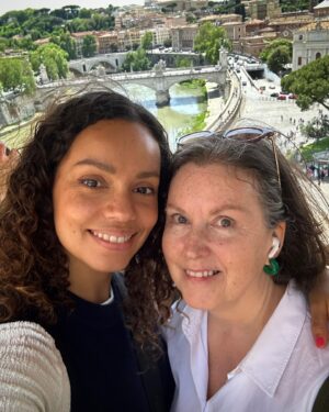 Georgina Campbell Instagram - A weekend in Rome 💚🤍❤️