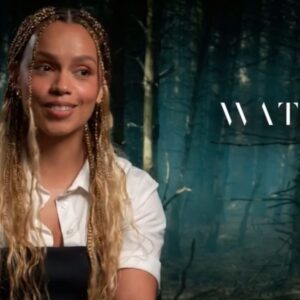 Georgina Campbell Instagram - The Watchers press ✌🏽

Styling @ecduzit 
Makeup @cherishbrookehill 
Thank you both for making me look and more importantly feel amazing ❤️❤️
