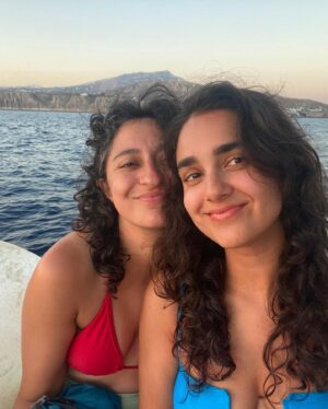 Geraldine Viswanathan Instagram - my precious girlianas in greece 💙!!!!!!!