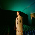 Geraldine Viswanathan Instagram - motel shoot w my beloved @james.pdf 💚 wearing a custom @ivybyindira dress and some bottega as well 💅🏾 thank you @instyleaus and @courtneypearl 🫧