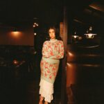Geraldine Viswanathan Instagram - motel shoot w my beloved @james.pdf 💚 wearing a custom @ivybyindira dress and some bottega as well 💅🏾 thank you @instyleaus and @courtneypearl 🫧