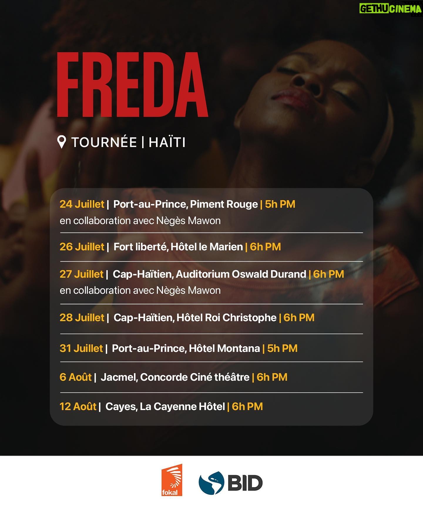 Gessica Généus Instagram - @mwemtv @tamise_haiti @fredafilmnan @sanosiproductions 🖤🖤🖤